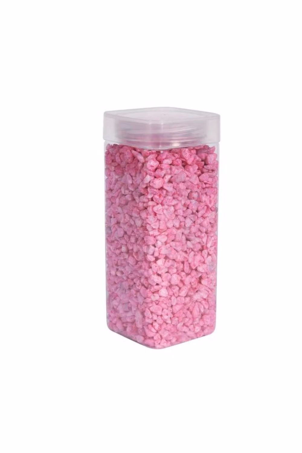 KDMD Pink Pebble Stones in Square Jars, 3 Pack, 900g each – 2