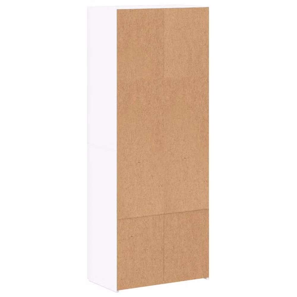 Berkfield Home Durable White File Cabinet with Hinged Doors, W/D/H: 60 x 32 x 153 cm – 2
