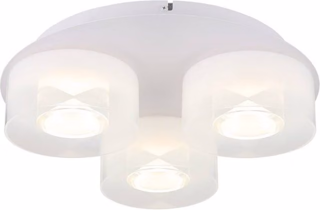 Netlighting Belinda Shade Cluster Ceiling Light in Matt White with LED 4000K