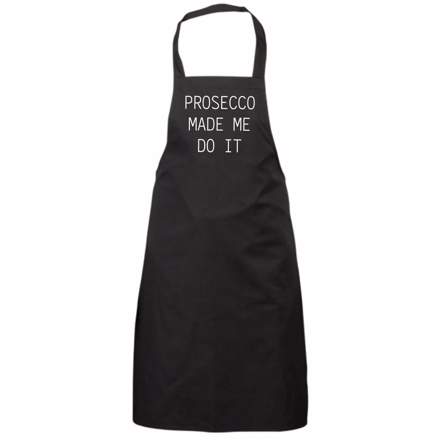 60 SECOND MAKEOVER Prosecco Made Me Do It Black Apron – 2