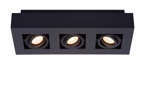 Lucide Xirax Dimmable Adjustable Ceiling Spotlight GU10 in Black – 1