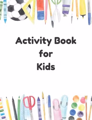 Multicolour Childrens Activity Book