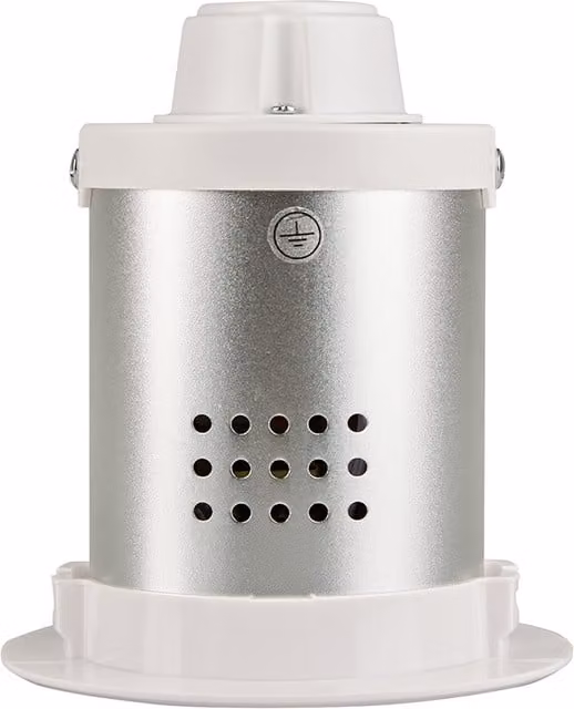 Biard 3W LED Emergency Recessed Downlight in White and Silver
