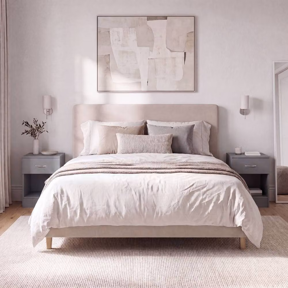 Vida Designs Riano 1 Drawer Bedside Chest Set of 2 in Grey – 6