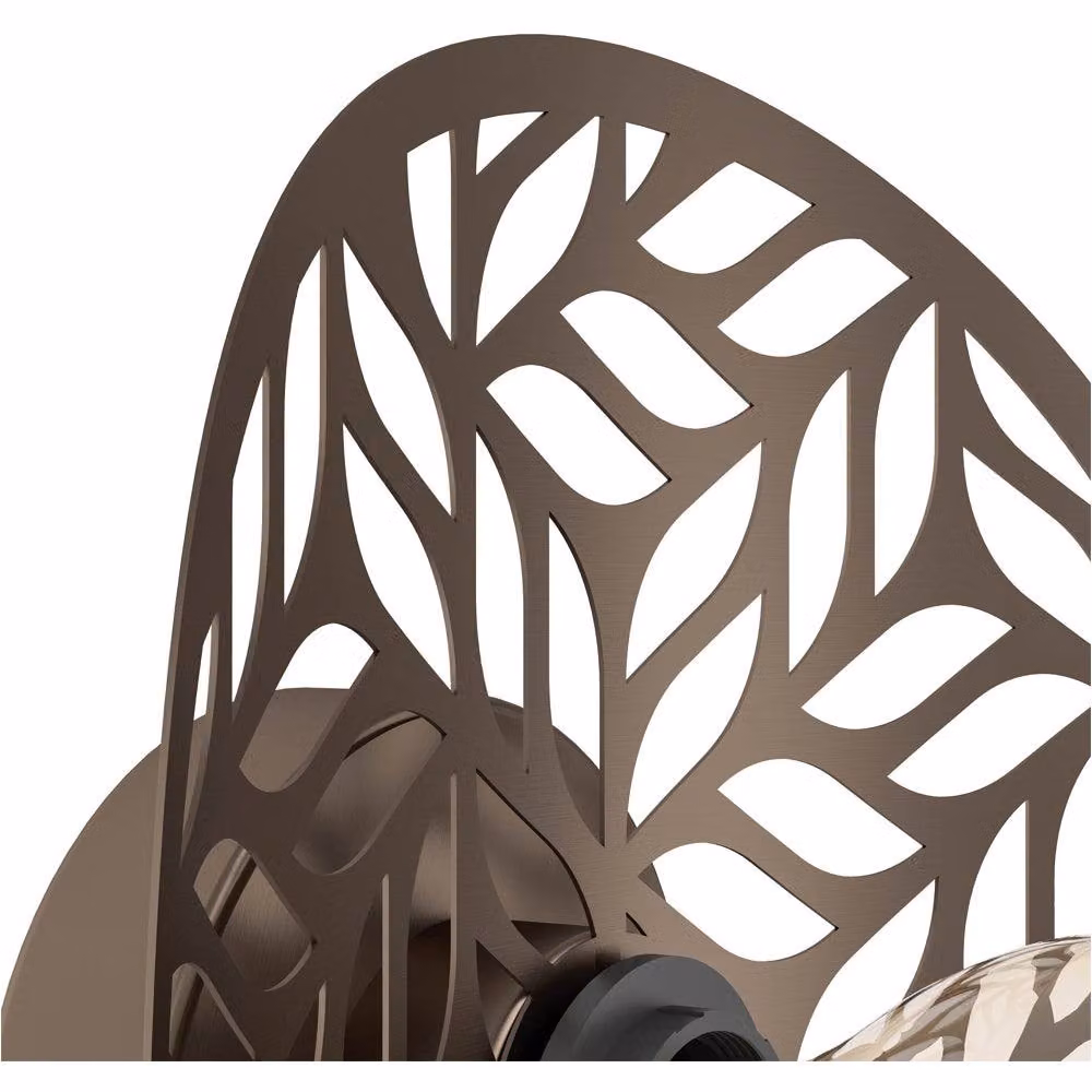 Loops Modern Bronze Metal Wall Light in Brown – 5
