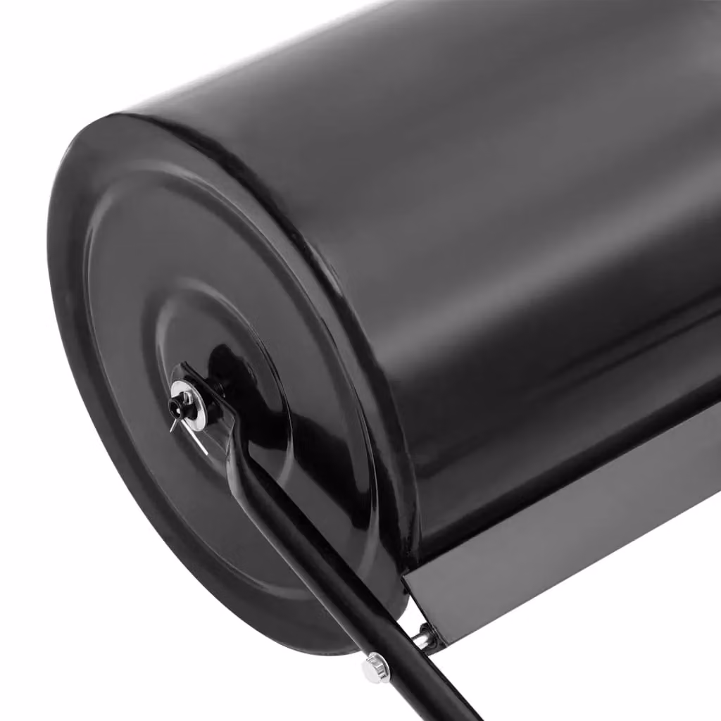 Berkfield Black Iron Manual Garden Lawn Roller with 63 L Capacity – 3