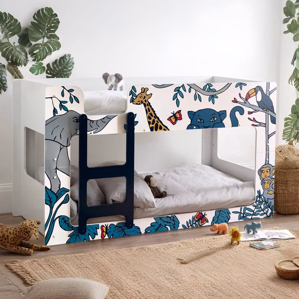 Cheshire Premium Harbour Bunk Bed, Single, White, W/D/H: 90 x 200 cm – 2