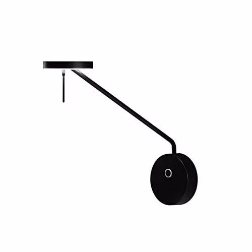 Netlighting Invisible LED Wall Reading Light in Matt Black with Touch Dimmer, 765lm, 3000K Warm White
