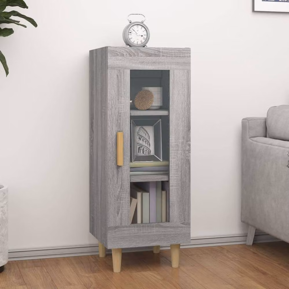 Berkfield Home Grey Sonoma Sideboard, W/D/H: 34.5 x 34.5 x 90 cm – 2