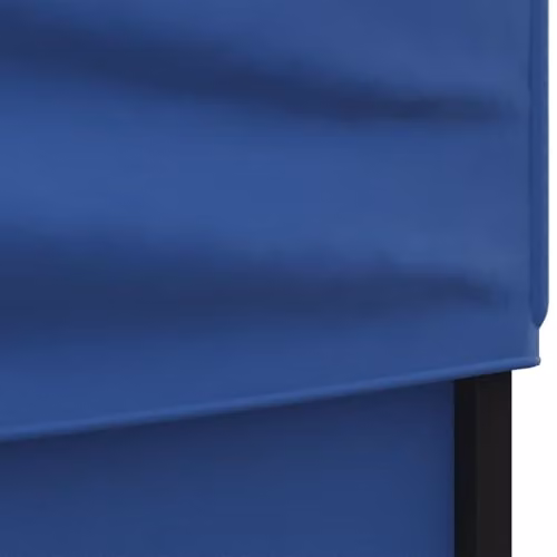 vidaXL Hip Folding Party Tent with Sidewalls, Blue and Silver, W: 300 cm, D: 300 cm, H: 1195 cm – 3