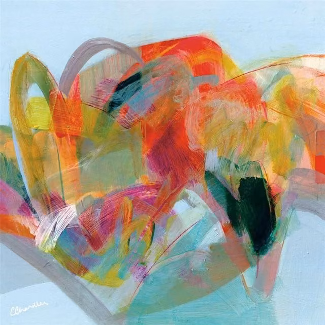 Claire Chandler How Fragile We Are Multicolour Canvas Print