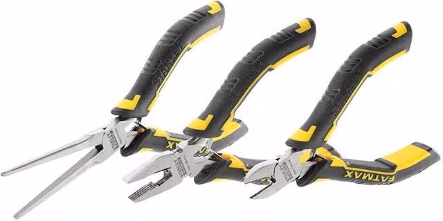 Stanley Fatmax 3 Piece Mini Pliers Set in Multicolour Steel – 1