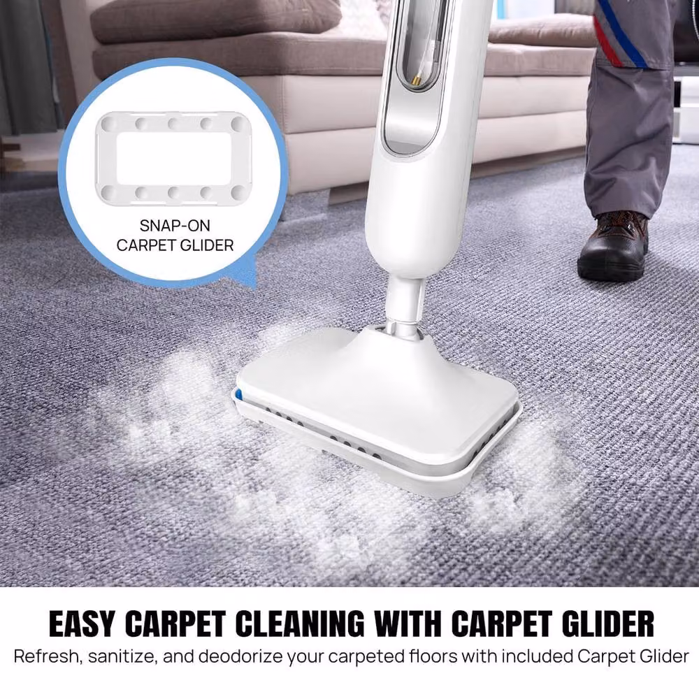 VOGREX Multi Purpose Steam Cleaner Carpet Mop in White – 3