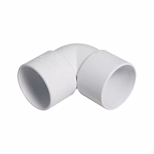 Floplast 32mm White ABS 90 Degree Bend