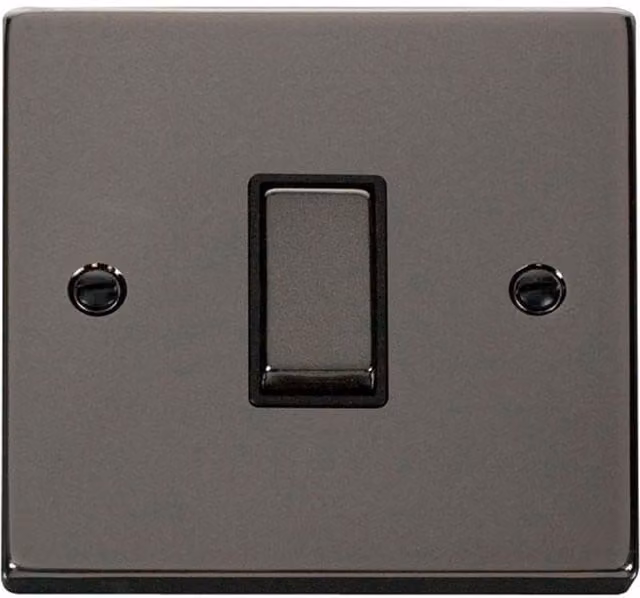 SE HOME Black Surface Mount Two Way Switch