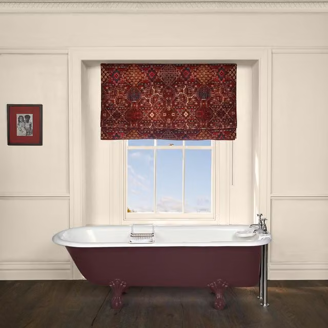 House of Hackney MEY MEH Velvet Blind in Sienna Brown and Red
