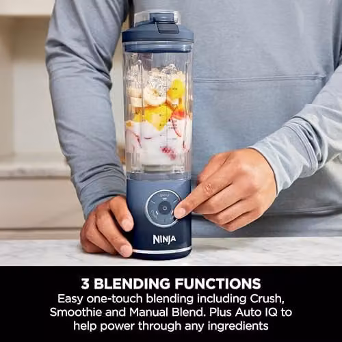 Ninja Blast Max Portable Blender, Blue, 570 ml, Rechargeable Battery BC251EUNV – 3