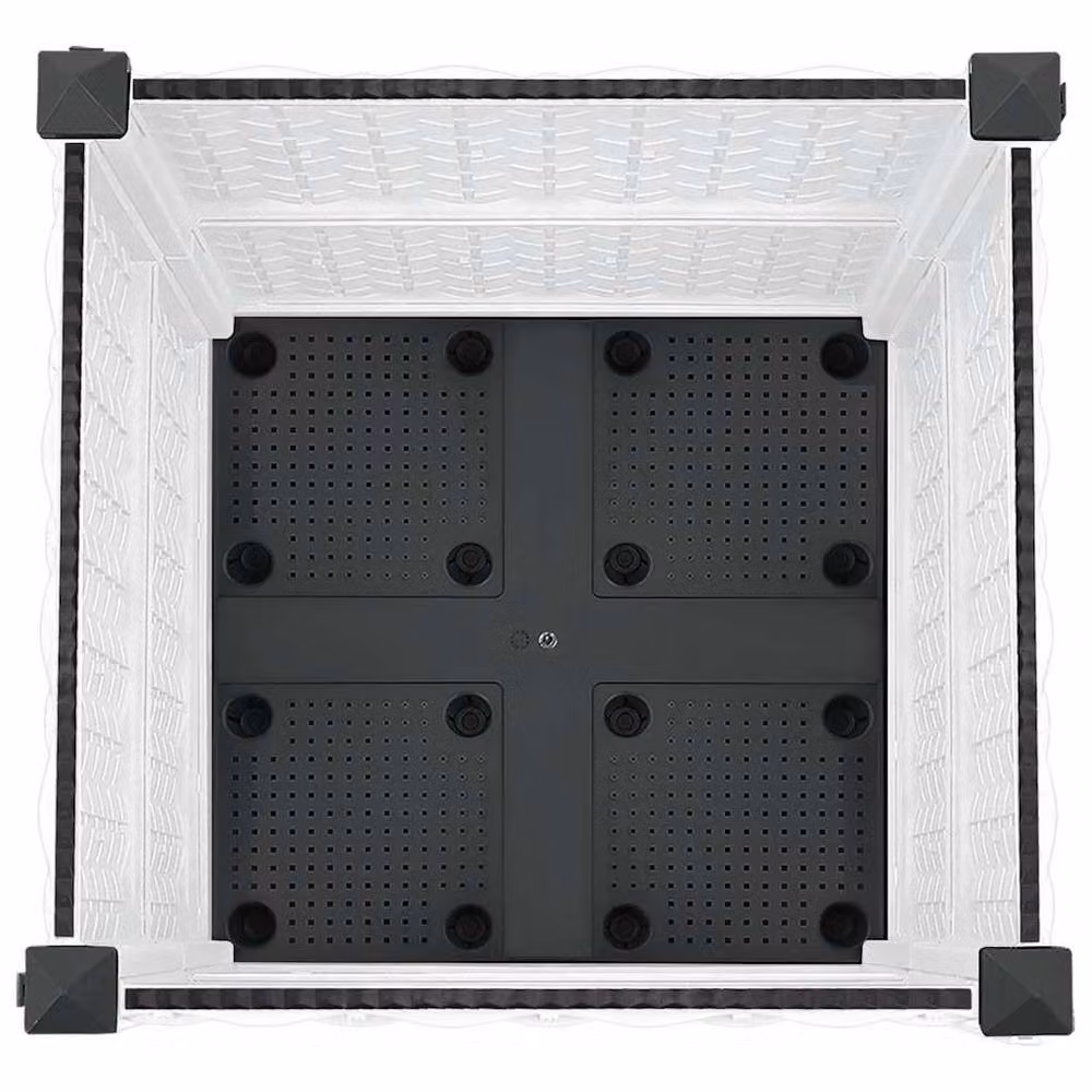 Berkfield Home White Polypropylene Raised Bed W/D/H: 40 x 40 x 38 cm – 3