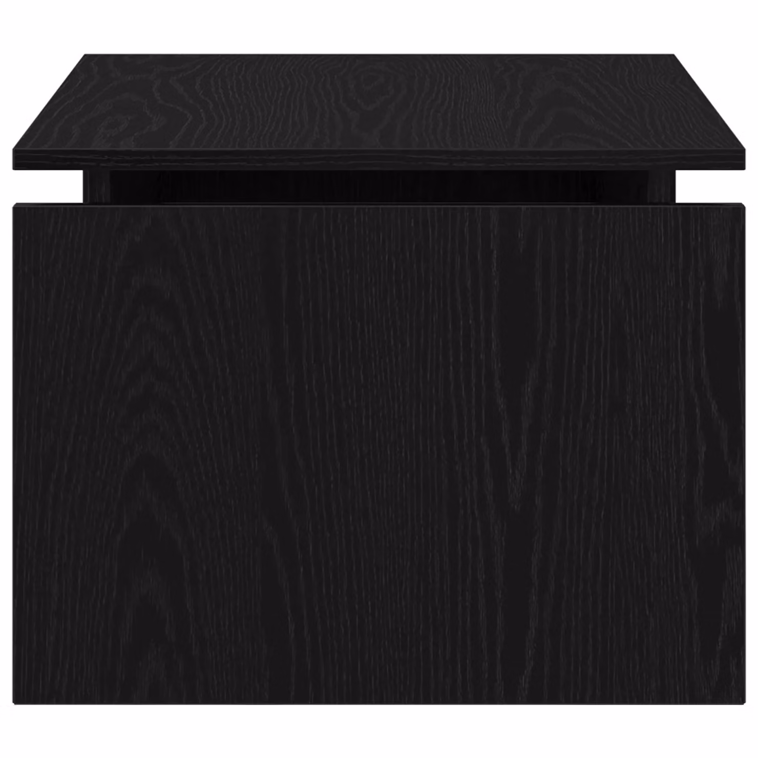 Berkfield Home Black Oak Coffee Table, W: 68 cm, D: 38 cm, H: 50 cm – 3