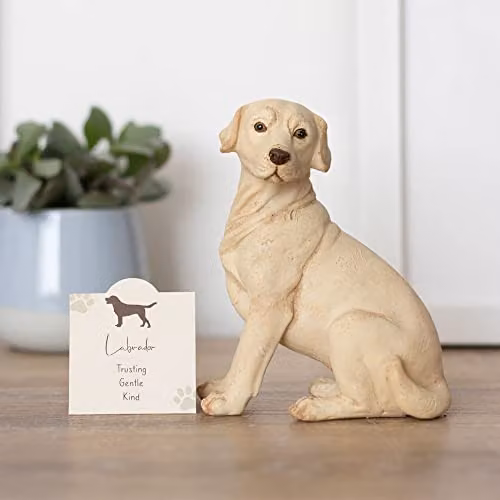 KDMD Something Different Yellow Labrador Dog Ornament in Beige – 2