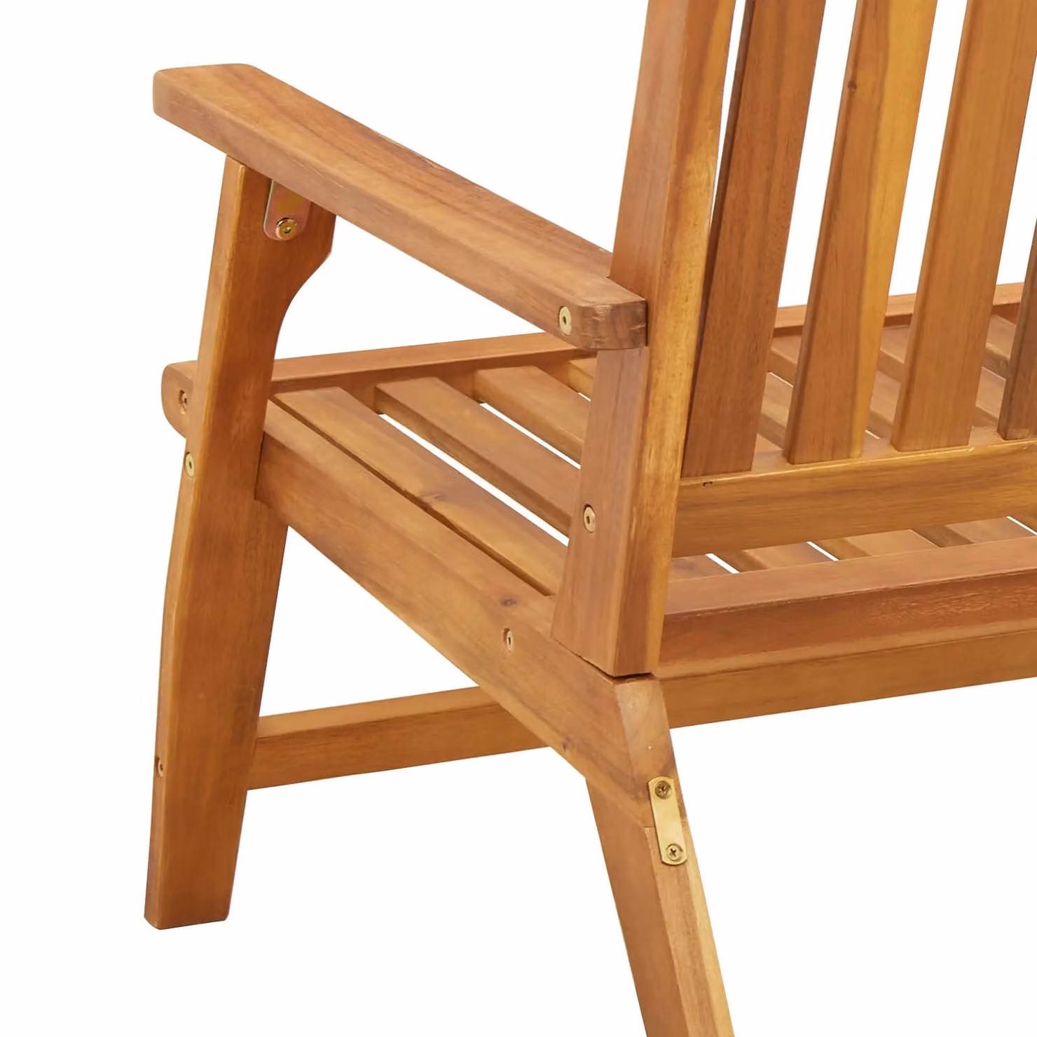 Berkfield Home Garden Bench in Brown Solid Acacia Wood W/D/H: 122.5 x 77 x 74 cm – 6