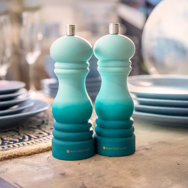 MasterClass Ceramic Manual Capstan Mill, Green Ombre, 17 cm