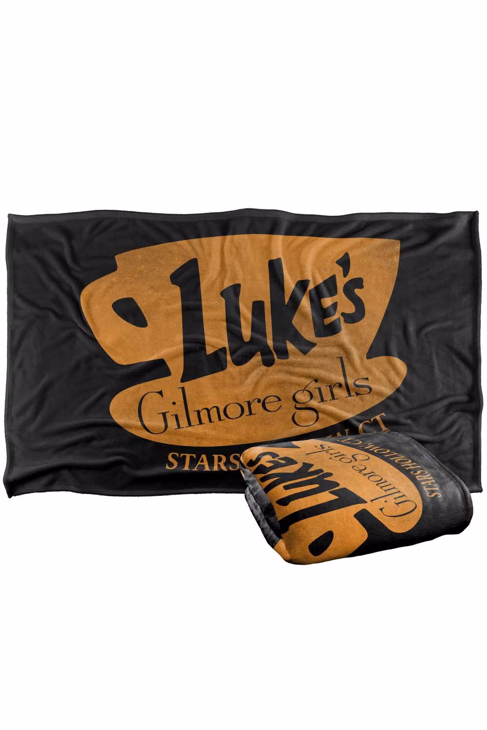 Warner Bros. Gilmore Girls Luke's Coffee Logo Super Soft Fleece Throw Blanket, Multicolour, W: 152 cm, D: 127 cm – 6