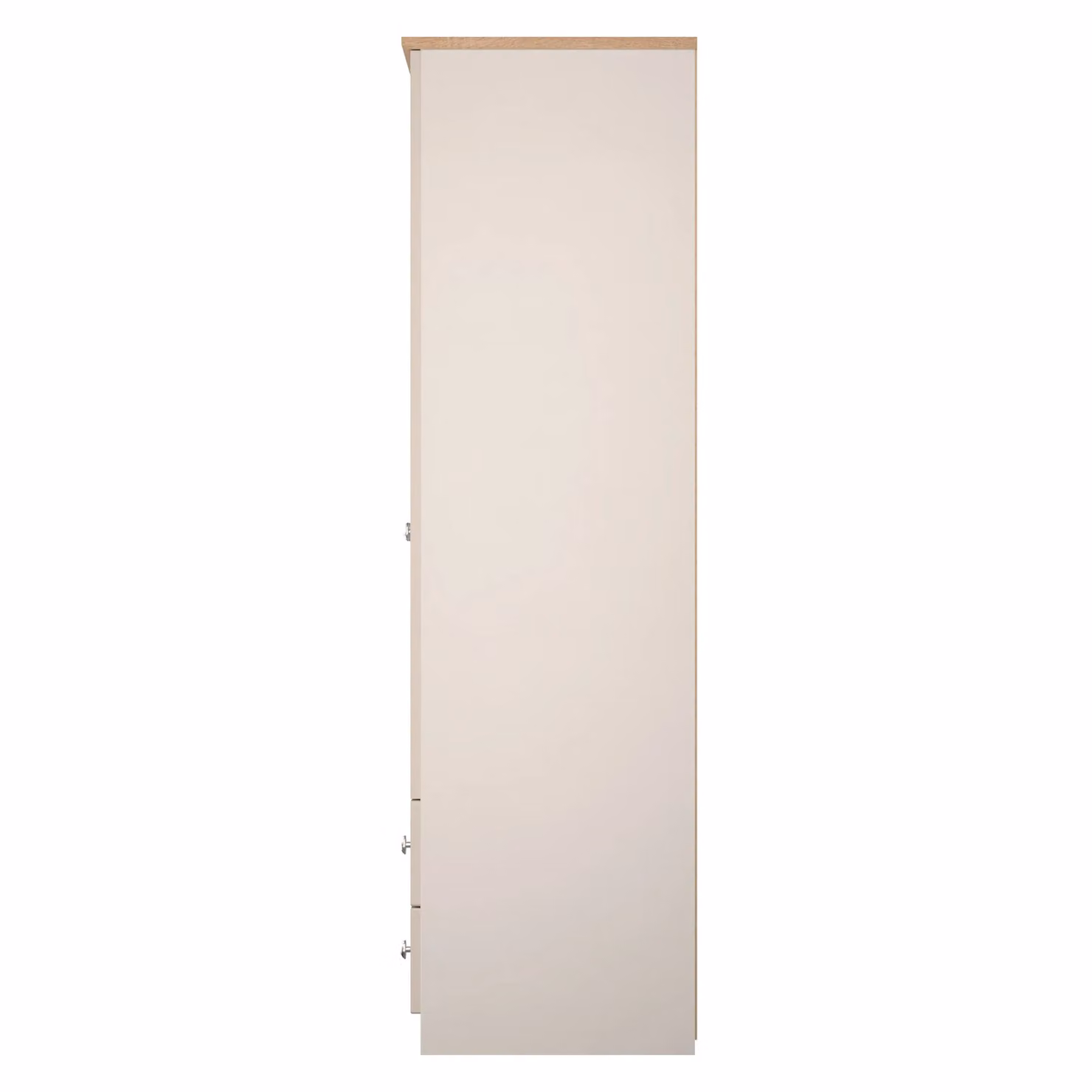 Ready Assembled 2 U Cumbria Tall 2 Drawer Double Wardrobe in Taupe – 2