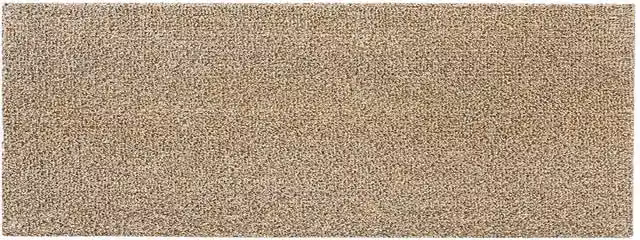 My Mat Washable Cotton Linen Indoor Mat in Beige, W/D/H: 50 x 150 cm