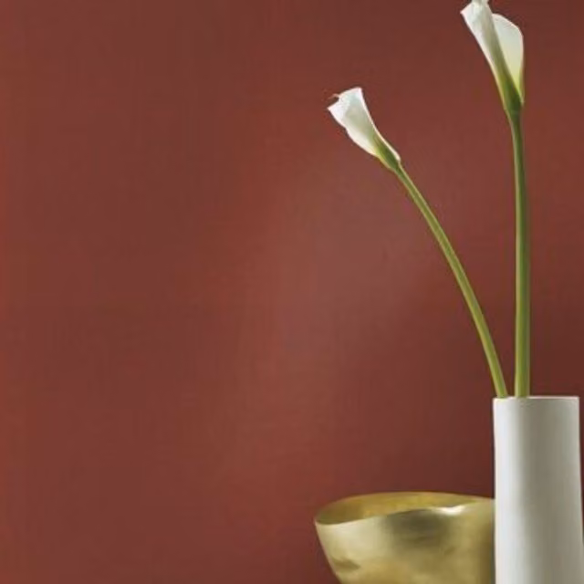 Rasch Textured Plain Red Vinyl Wallpaper