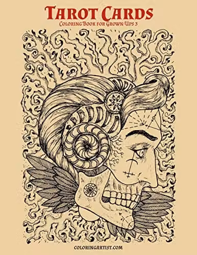 Tarot Cards Coloring Book for Grown-Ups 3 Multicolour Paper Edition