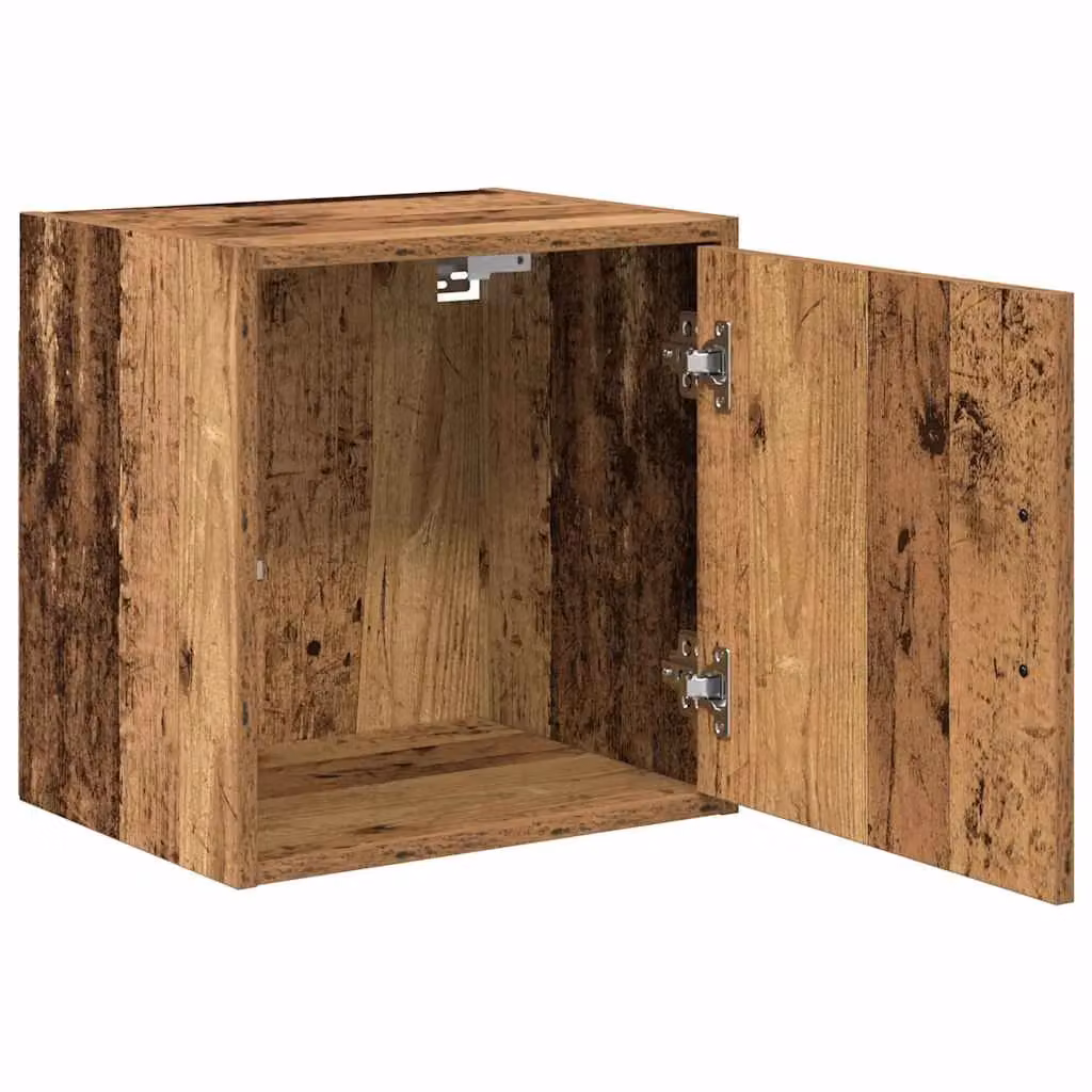 Berkfield Home Garage Wall Cabinets, 2 Piece Set in Brown Old Wood Engineered Wood – 4
