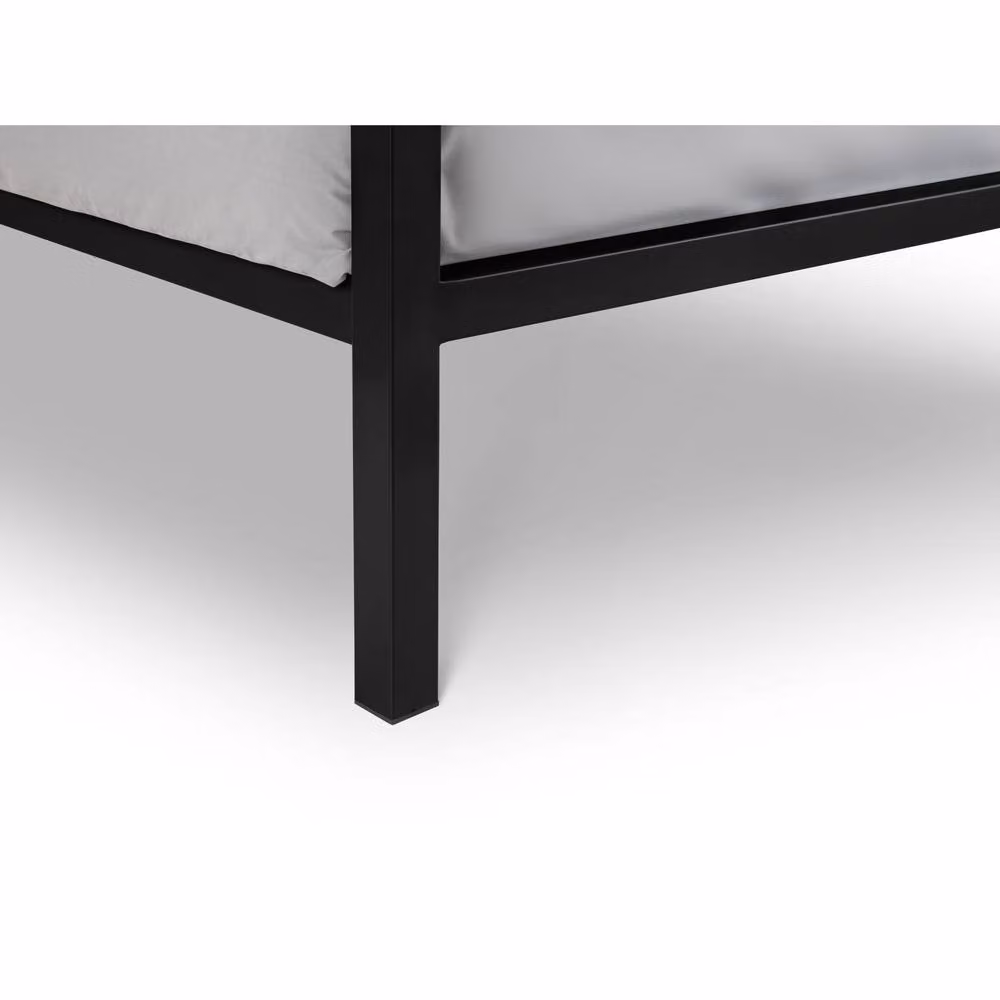 Cheshire Lagoon Metal Bed in Matt Black, Double (135cm) – 5