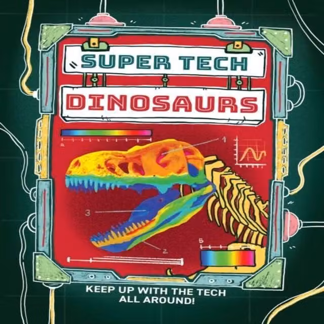 Clive Gifford Super Tech Dinosaurs Hardcover Book in Multicolour