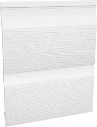 Freefoam White Embossed Double Shiplap PVC-U Cladding Board, Pack of 2, Width: 33.3 cm, Length: 5 m