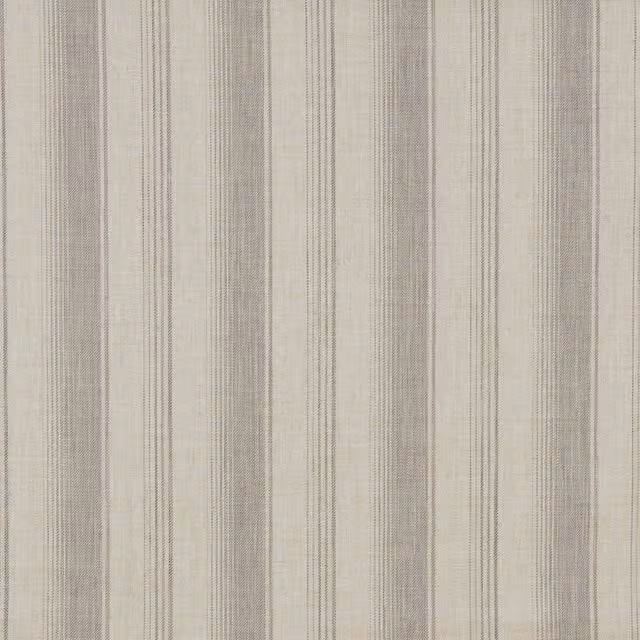 iLiv Sackville Stripe Fabric Curtains in Grey and Beige