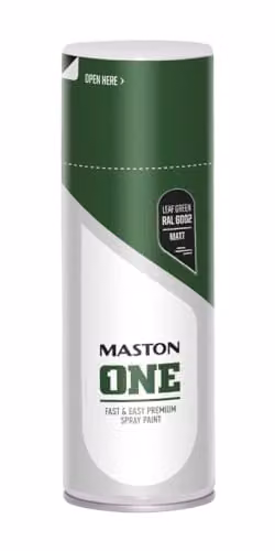 Maston Opaque Spray Paint Matt Leaf Green RAL6002 400 ml