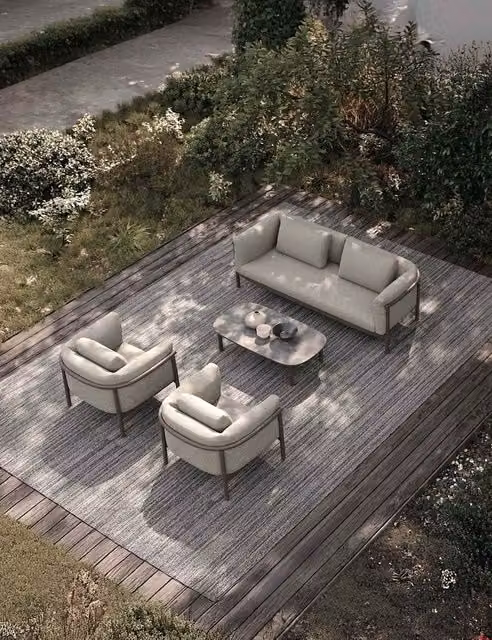 Royalcraft Zoya 5 Seater Lounge Set in Beige