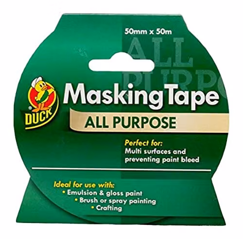Duck Tape All Purpose Masking Tape, Beige, Width: 50 mm x Length: 50 m – 2