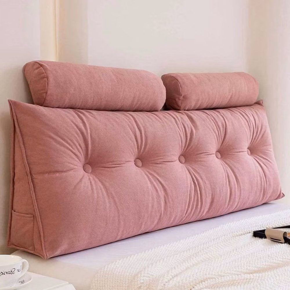 SPETLEK Pink Wedge Lumbar Support Cushion for Back, Neck and Shoulder Support, Double Size – 2