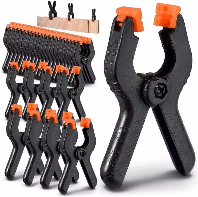 VOGREX 28 Heavy Duty Black Nylon Spring Tarp Clips