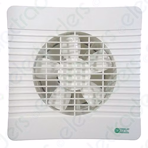 Airvent 435404 Axial Low Profile Extractor Fan 150mm / 6" Timer Model in White or Grey
