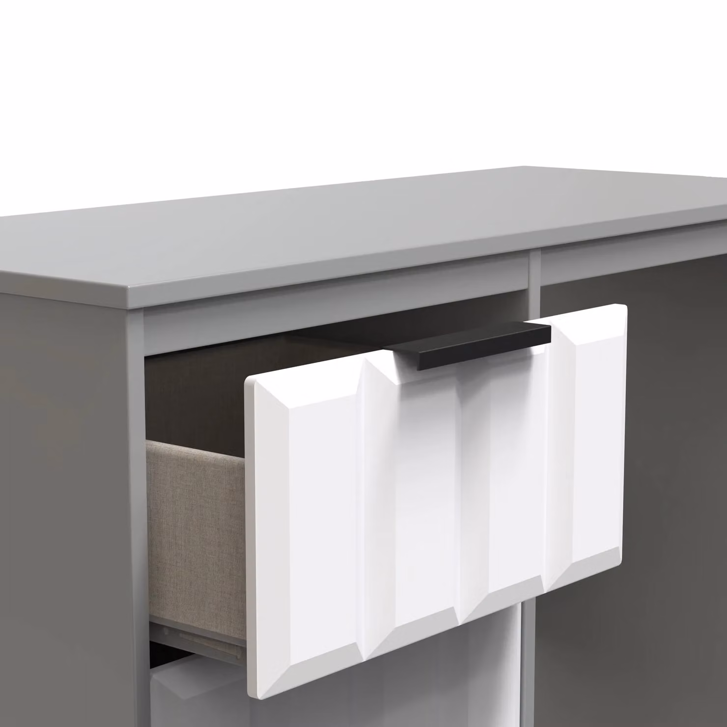 Ready Assembled 2 U Seattle Vanity in Mid Grey – 3