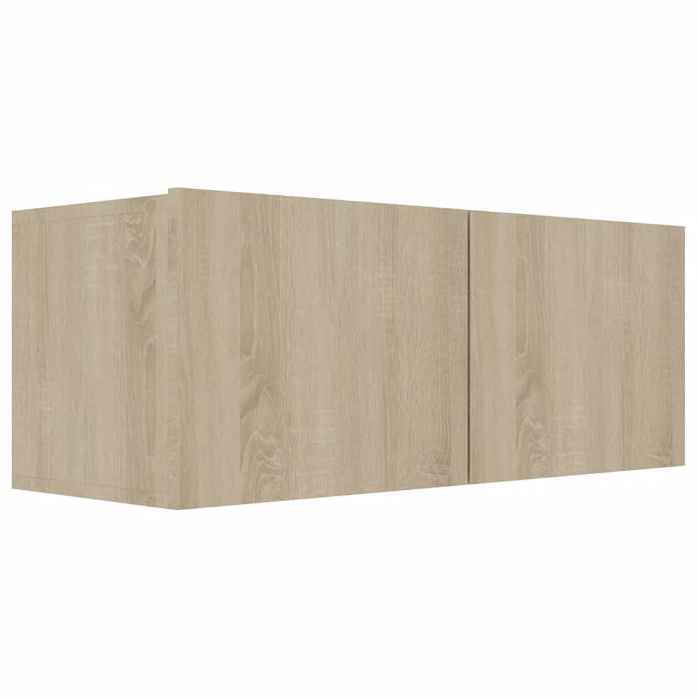 Berkfield Home 4 Piece Sonoma Oak TV Cabinet Set in Light Oak – 2