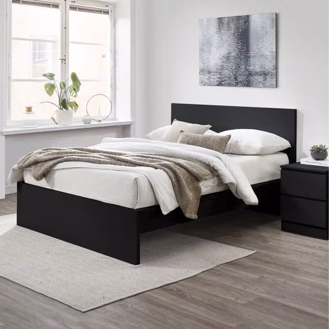 Birlea Oslo Modern King Bed in Black