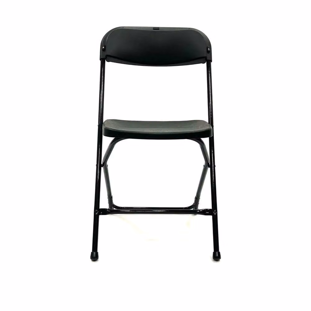 PAWNORA Black Fold Flat Occasional Garden Chairs – 2