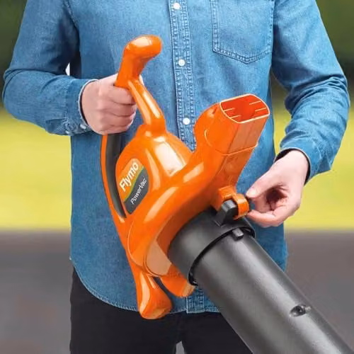 Flymo Powervac 3000 Electric Garden Blower, Vacuum and Mulcher in Orange – 3
