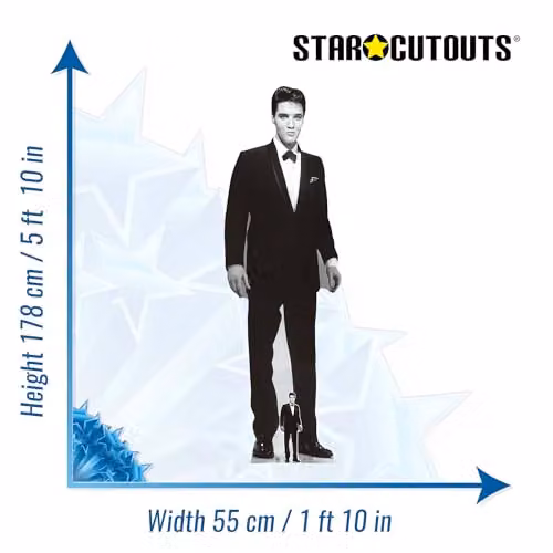 Star Cutouts SC576 Elvis Presley Tuxedo Lifesize Cardboard Cutout – 3