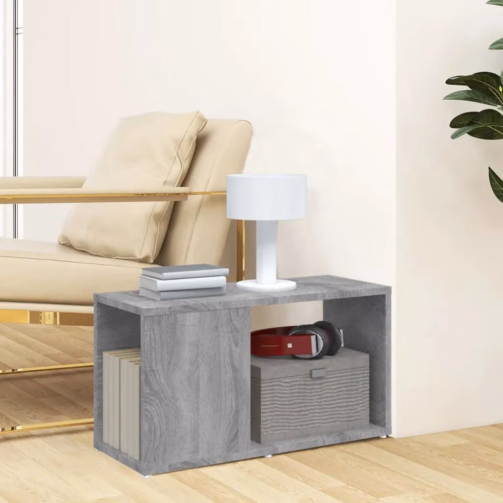 Berkfield Home Grey Sonoma TV Cabinet in Engineered Wood W/D/H: 60 x 24 x 32 cm – 3