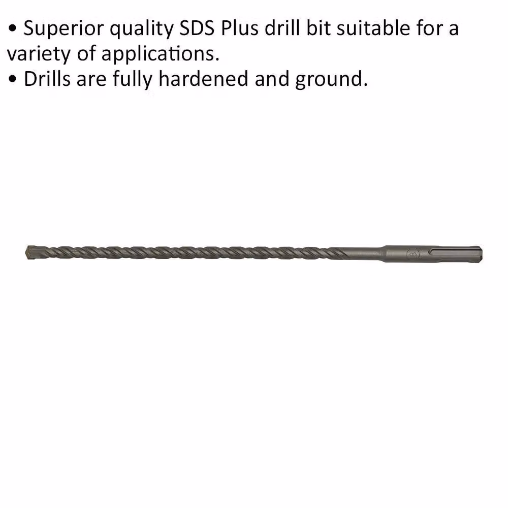 Loops SDS Plus Drill Bit, Grey and Multicolour, Diameter: 8 mm, Length: 260 mm – 2